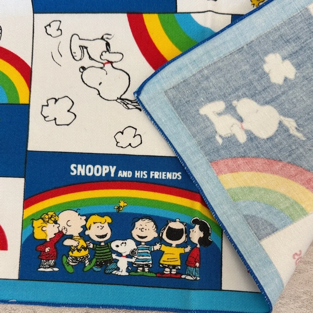 Snoopy and Friends Colorful cotton handkerchief